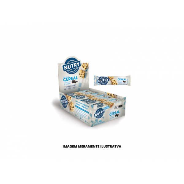 BARRA DE CEREAL - NUTRY - 20g COOKIES CREAM - DP24